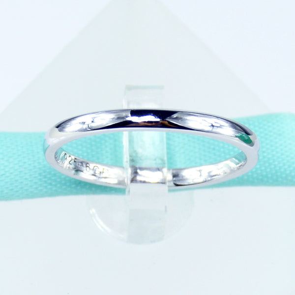 Comfort Fit 925 Sterling Silver Wedding Band