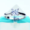 1 CT Princess Cut White Moissanite Solitaire Engagement Ring