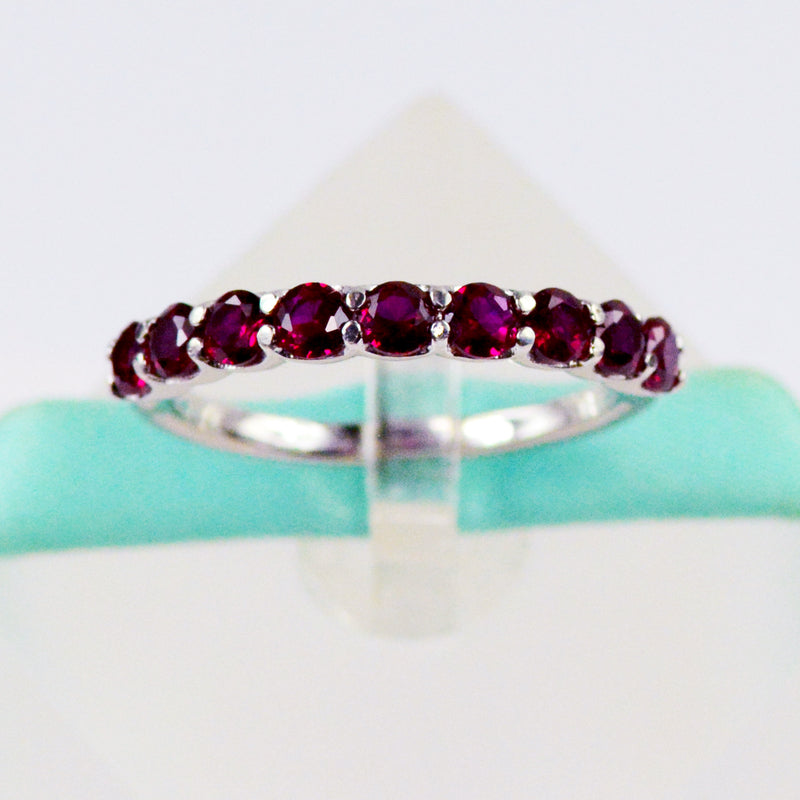 3MM Ruby Band 9Stone