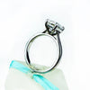 Emerald White Moissanite Solitaire