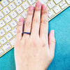 3MM Blue Sapphire Eternity Band
