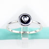 Sterling Silver Heart Ring - 6Grape Fine Jewelry