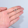 Half Carat White Moissanite Diamond Studs - 6Grape Fine Jewelry