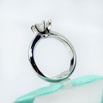 1 CT Moissanite Solitaire Ring - 6Grape Fine Jewelry