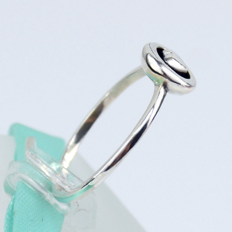 Sterling Silver Heart Ring - 6Grape Fine Jewelry